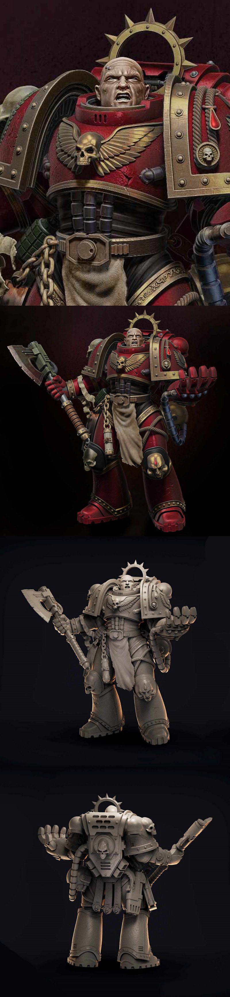 Blood Angel Marine - 3D print model